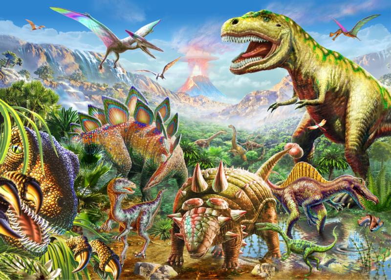 Dinosaur World Dinosaurs Jigsaw Puzzle