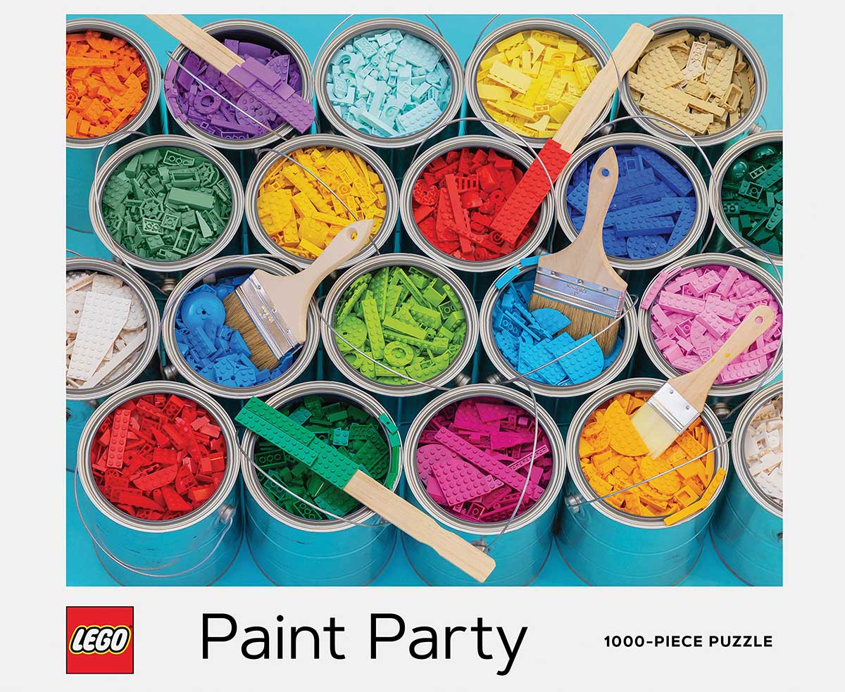 LEGO Paint Party - Scratch and Dent Nostalgic & Retro Jigsaw Puzzle