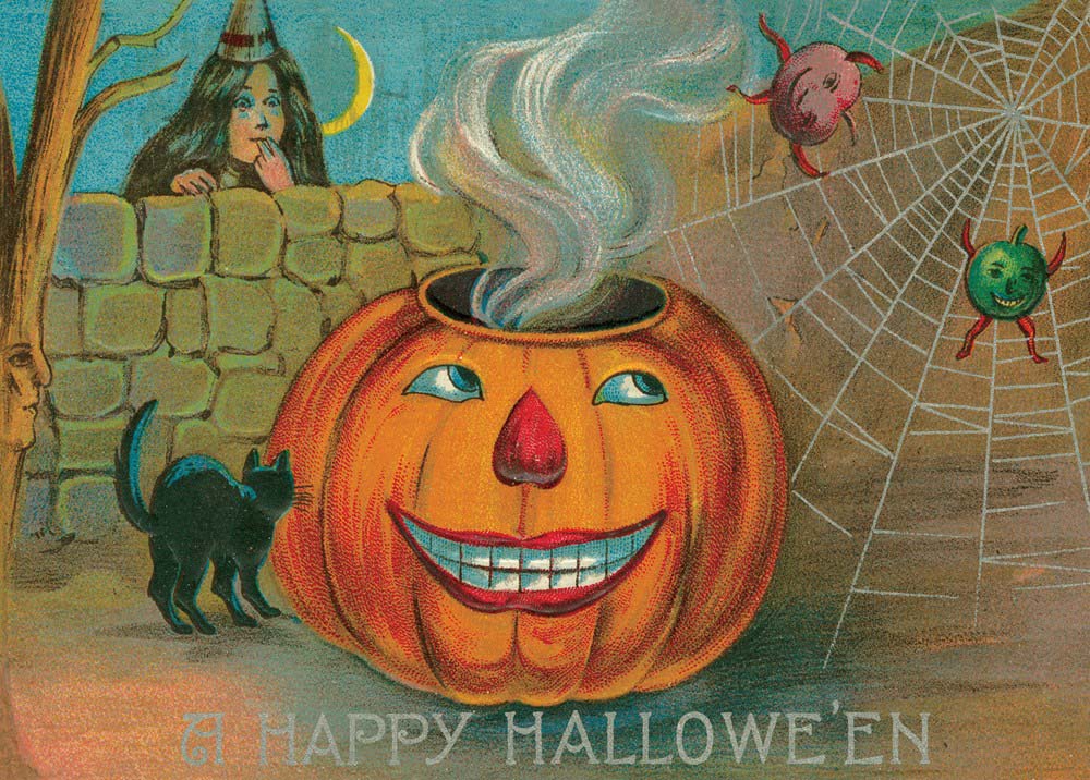 John Derian Paper Goods: A Happy Hallowe'en  Halloween Jigsaw Puzzle