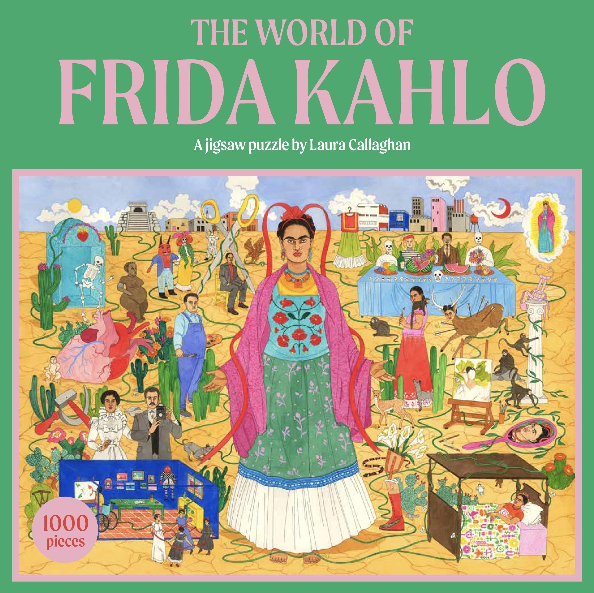 The World of Frida Kahlo Famous People Jigsaw Puzzle