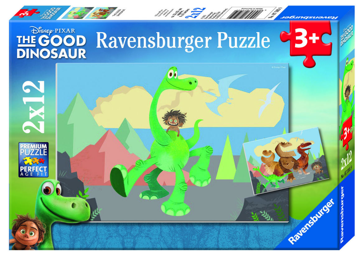 Pink Baby Triceratops Dinosaurs Children's Puzzles By Castorland