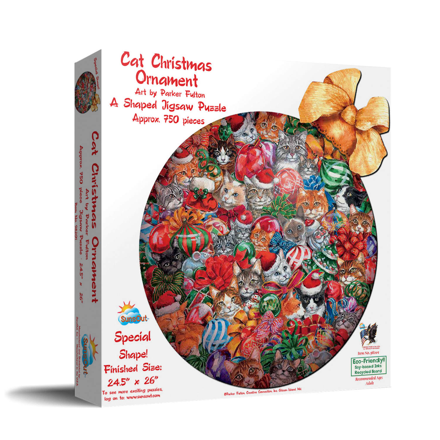 Cat Christmas Ornament Christmas