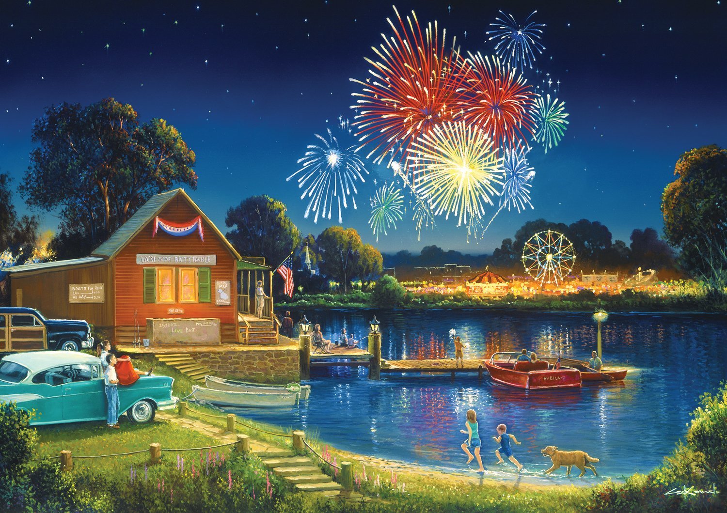 Follow Your Heart Lakes & Rivers Jigsaw Puzzle By Buffalo Games