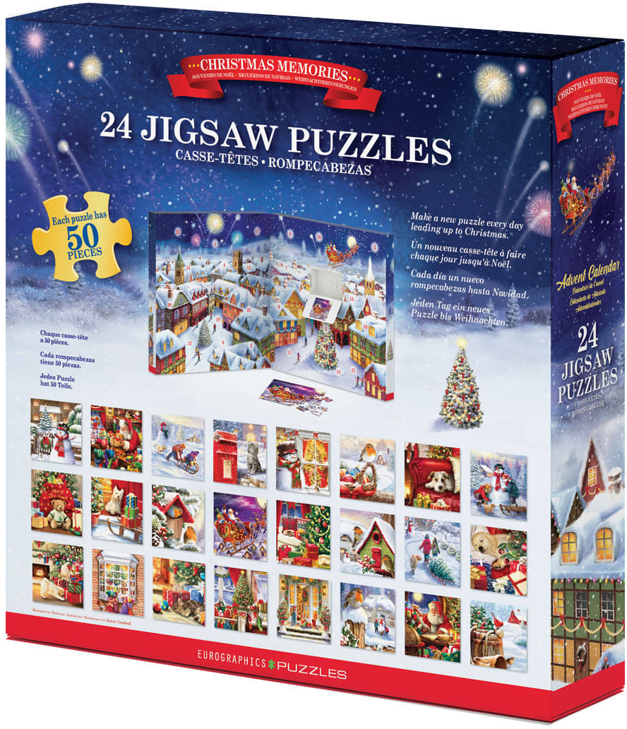 Puzzle Advent Calendar - Christmas Memories - Scratch and Dent Christmas