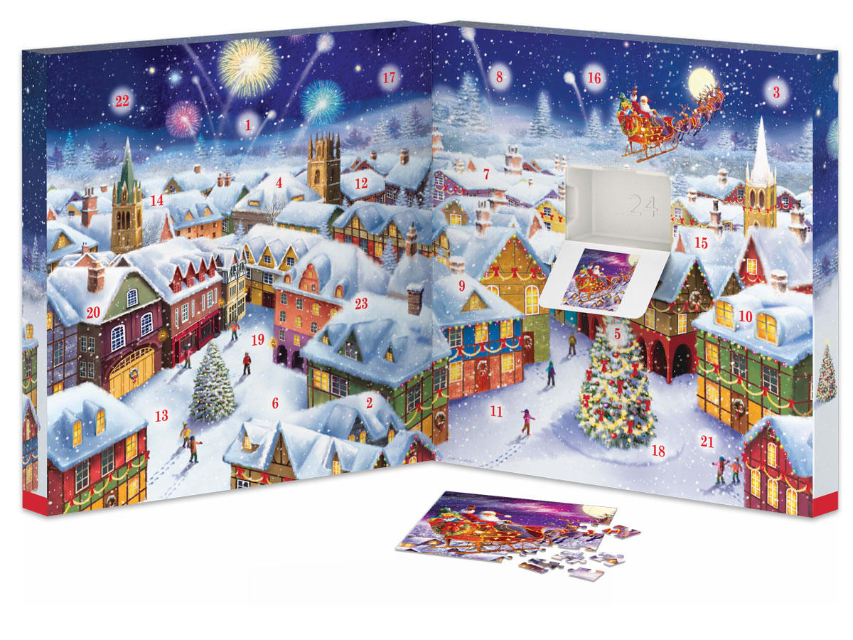 Puzzle Advent Calendar - Christmas Memories - Scratch and Dent Christmas