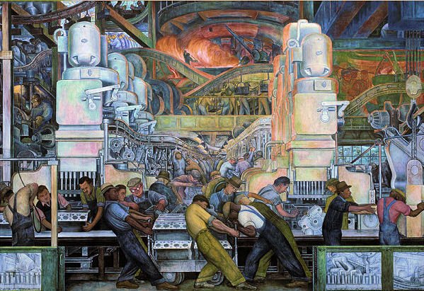 Detroit Industry - Scratch and Dent Fine Art Jigsaw Puzzle