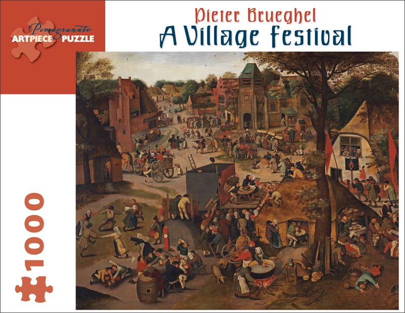 A Village Festival - Scratch and Dent Fine Art Jigsaw Puzzle