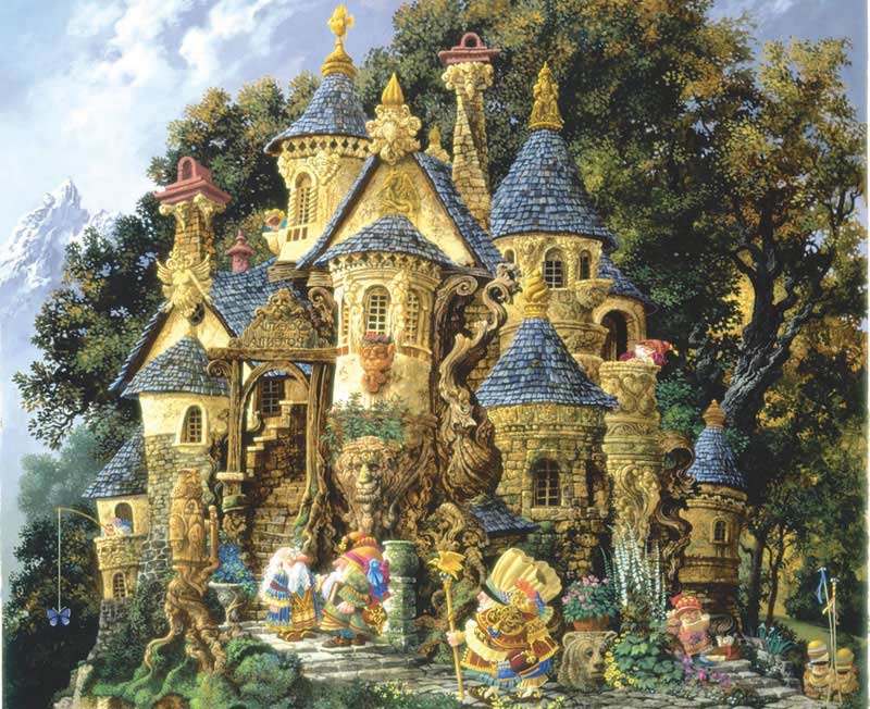 College of Magical Knowledge - Scratch and Dent Castle Jigsaw Puzzle