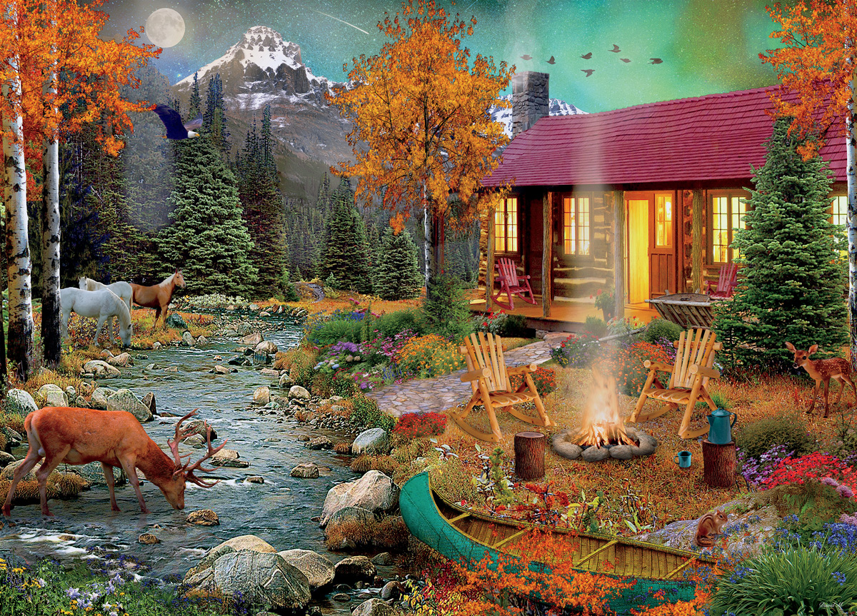 Nathalie Lété: Tree of Birds  Forest Jigsaw Puzzle By Workman Publishing