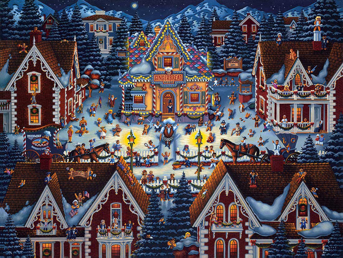 Holiday Birdhouse Christmas Jigsaw Puzzle By SunsOut