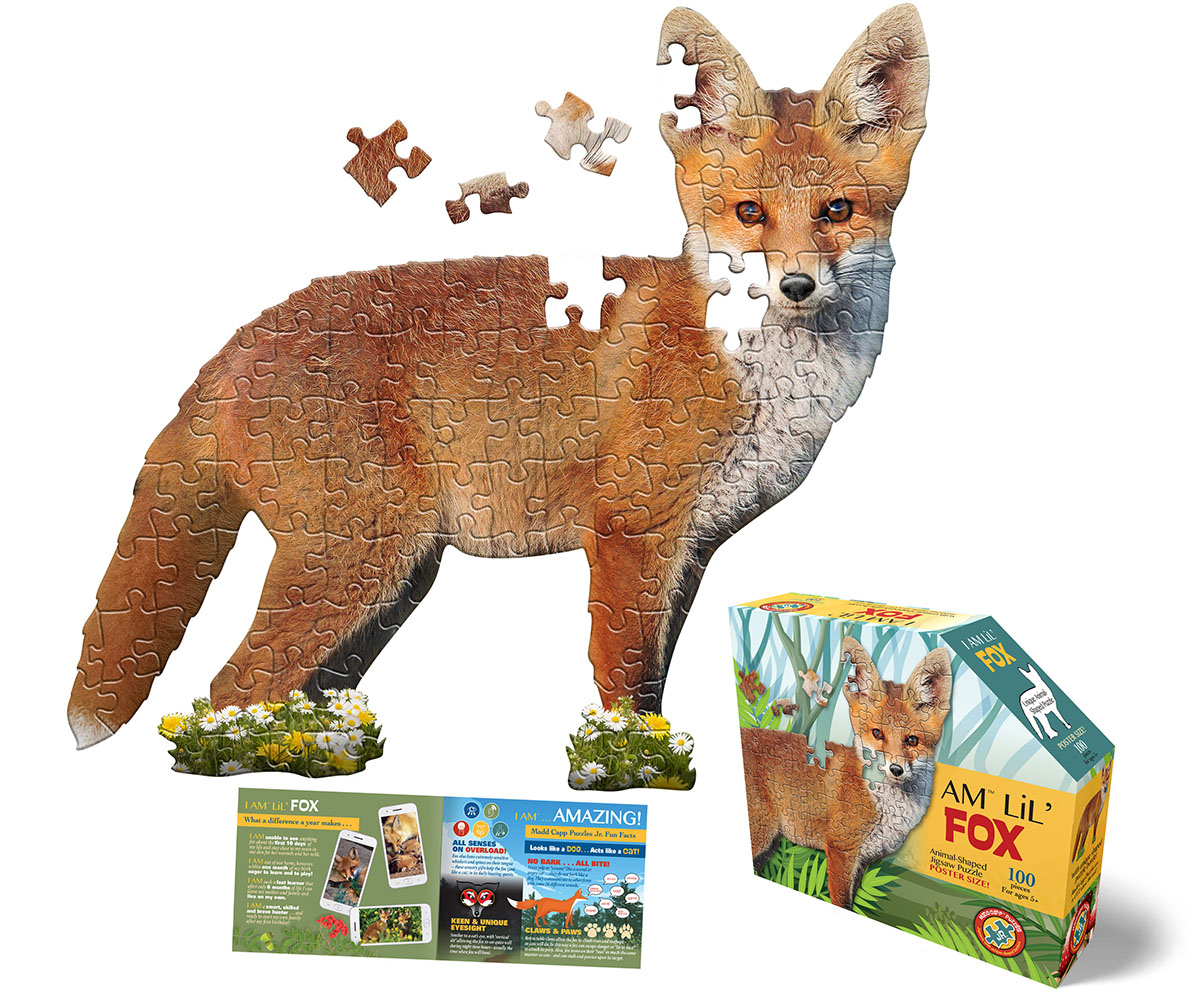 I Am Lil’ Fox - Scratch and Dent Forest Animal Shaped Puzzle
