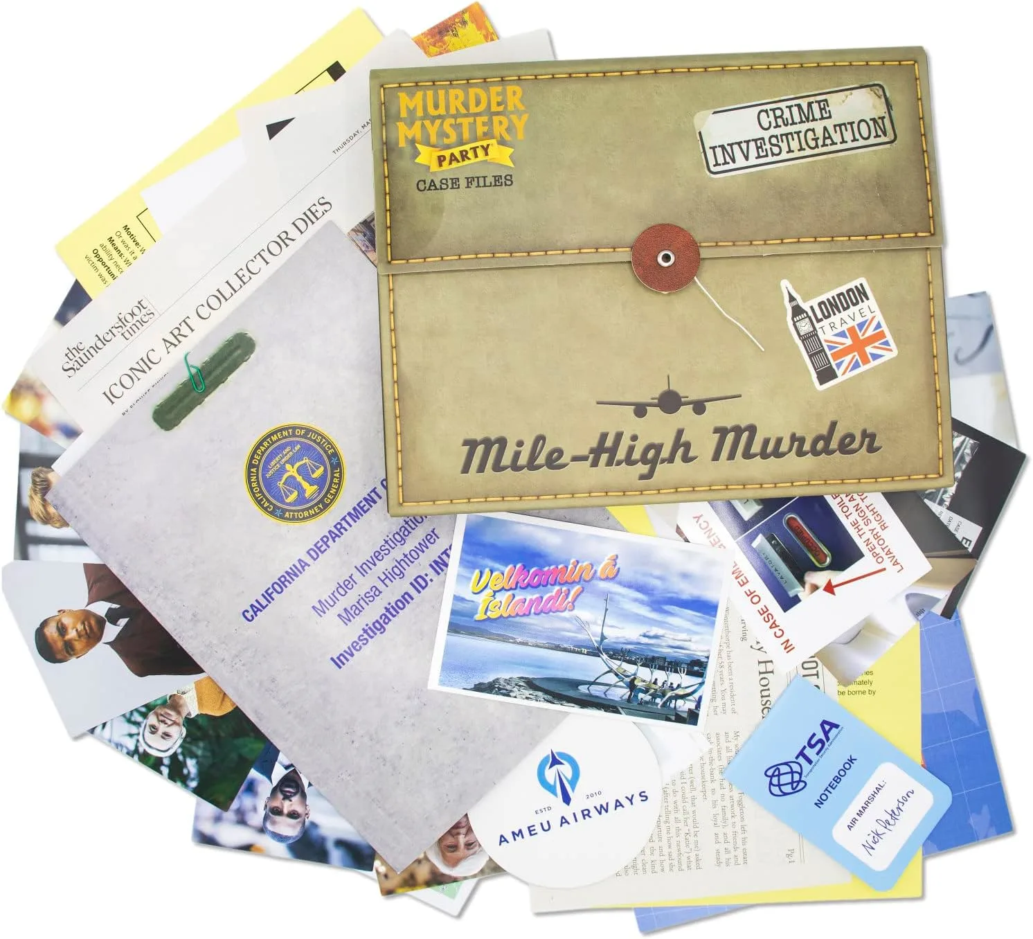 Murder Mystery Party Case Files: Mile High Murder