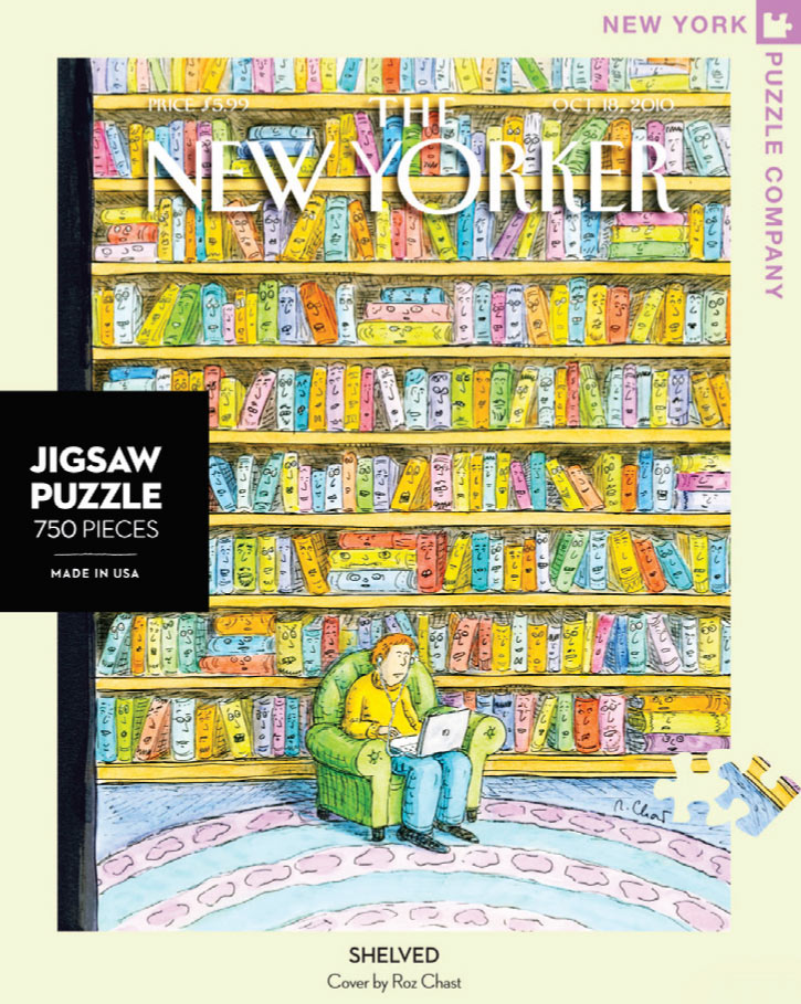Shelved (The New Yorker) - Scratch and Dent Nostalgic & Retro Jigsaw Puzzle