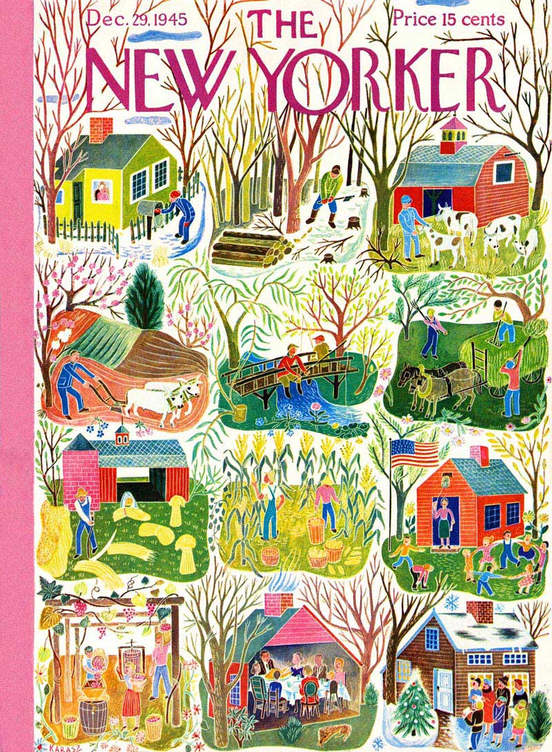 Farm Calendar Nostalgic & Retro Jigsaw Puzzle