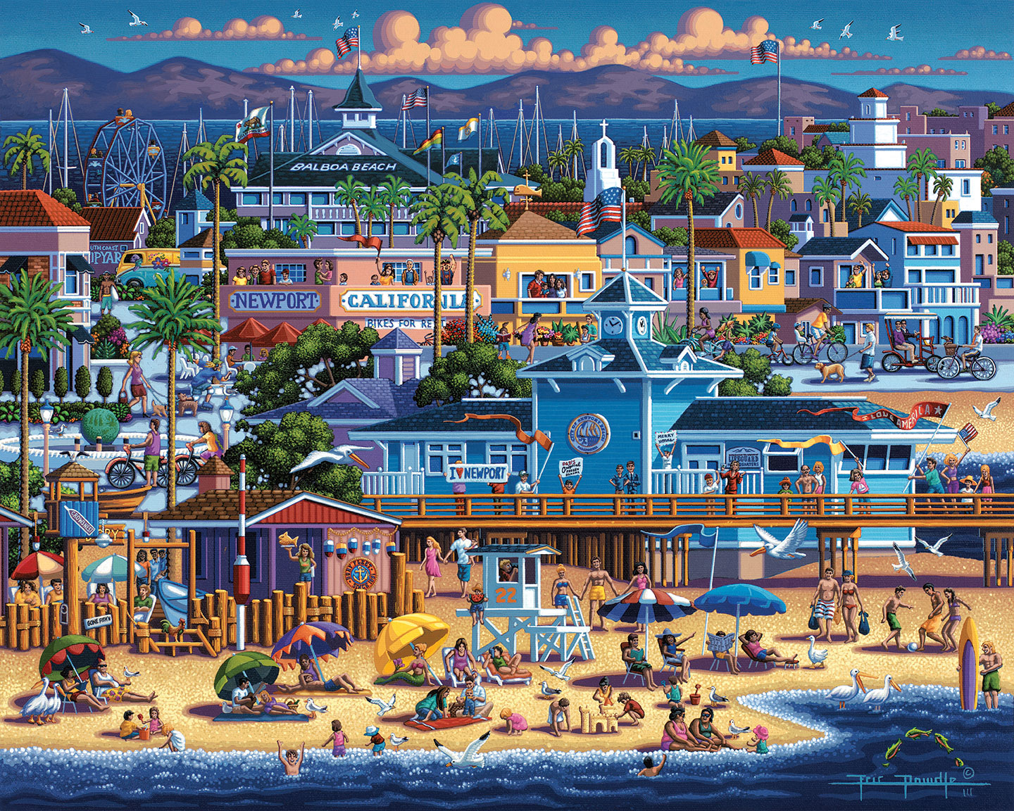 Newport Beach - Scratch and Dent Travel Jigsaw Puzzle