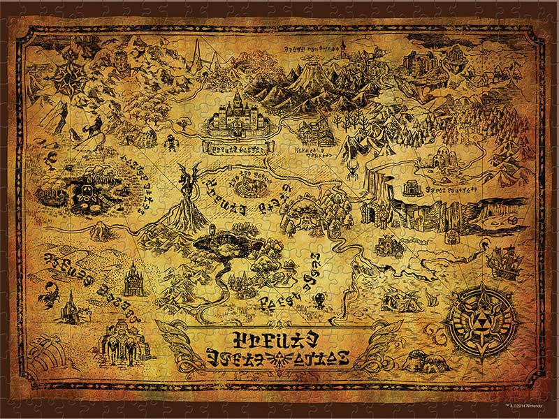 The Legend of Zelda Collector's Puzzle - Scratch and Dent Movies & TV Jigsaw Puzzle