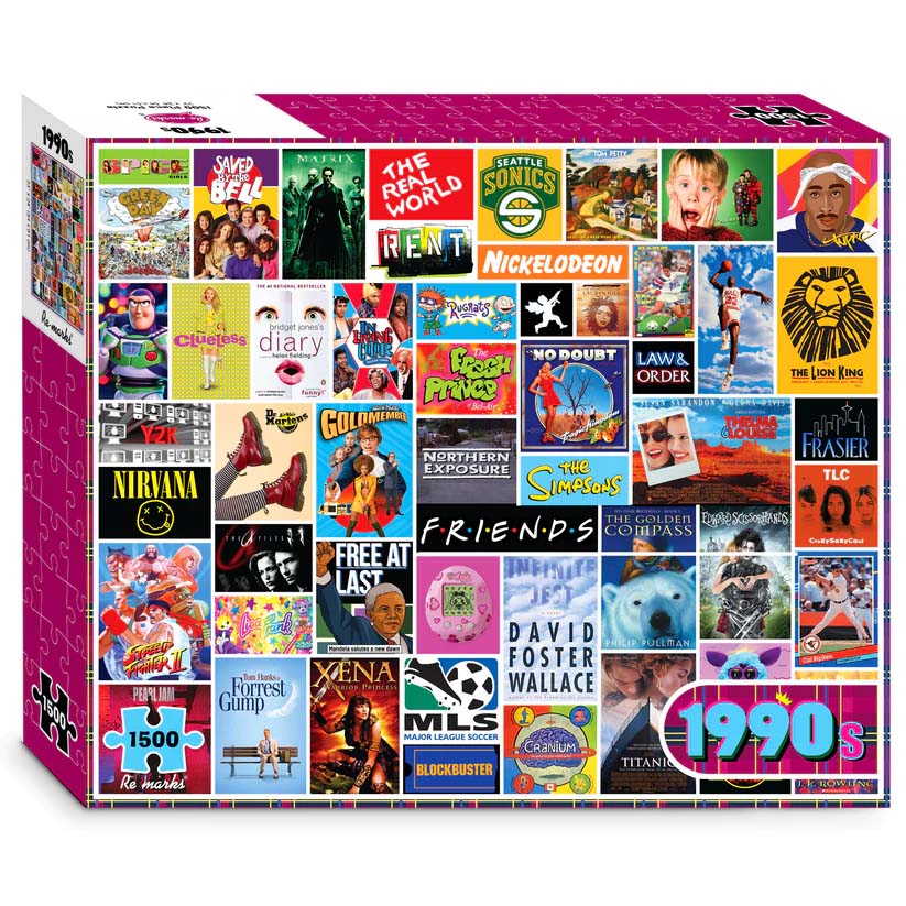 The 1990s Movies & TV Jigsaw Puzzle