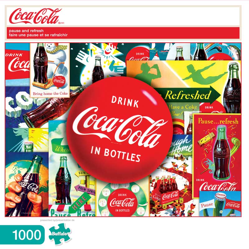 Coca-Cola It's The Real Thing Coca Cola Jigsaw Puzzle By Springbok