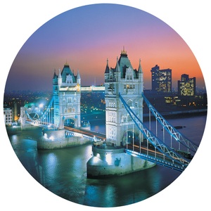Tower Bridge Landmarks & Monuments Glow in the Dark Puzzle