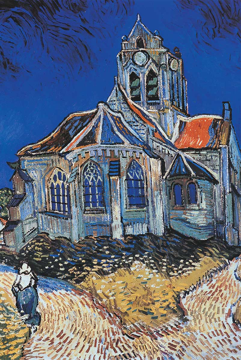 The Church in Auvers Fine Art Jigsaw Puzzle
