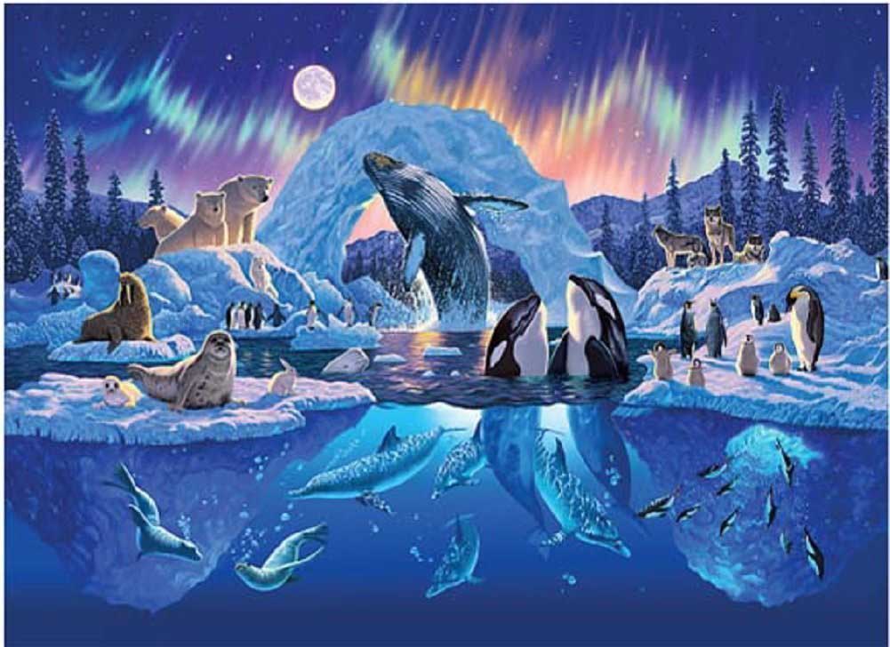 Arctic Harmony - Scratch and Dent Animals Jigsaw Puzzle