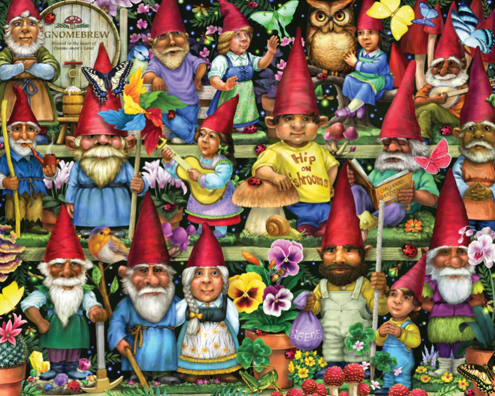 Gnomes Galore Christmas Jigsaw Puzzle