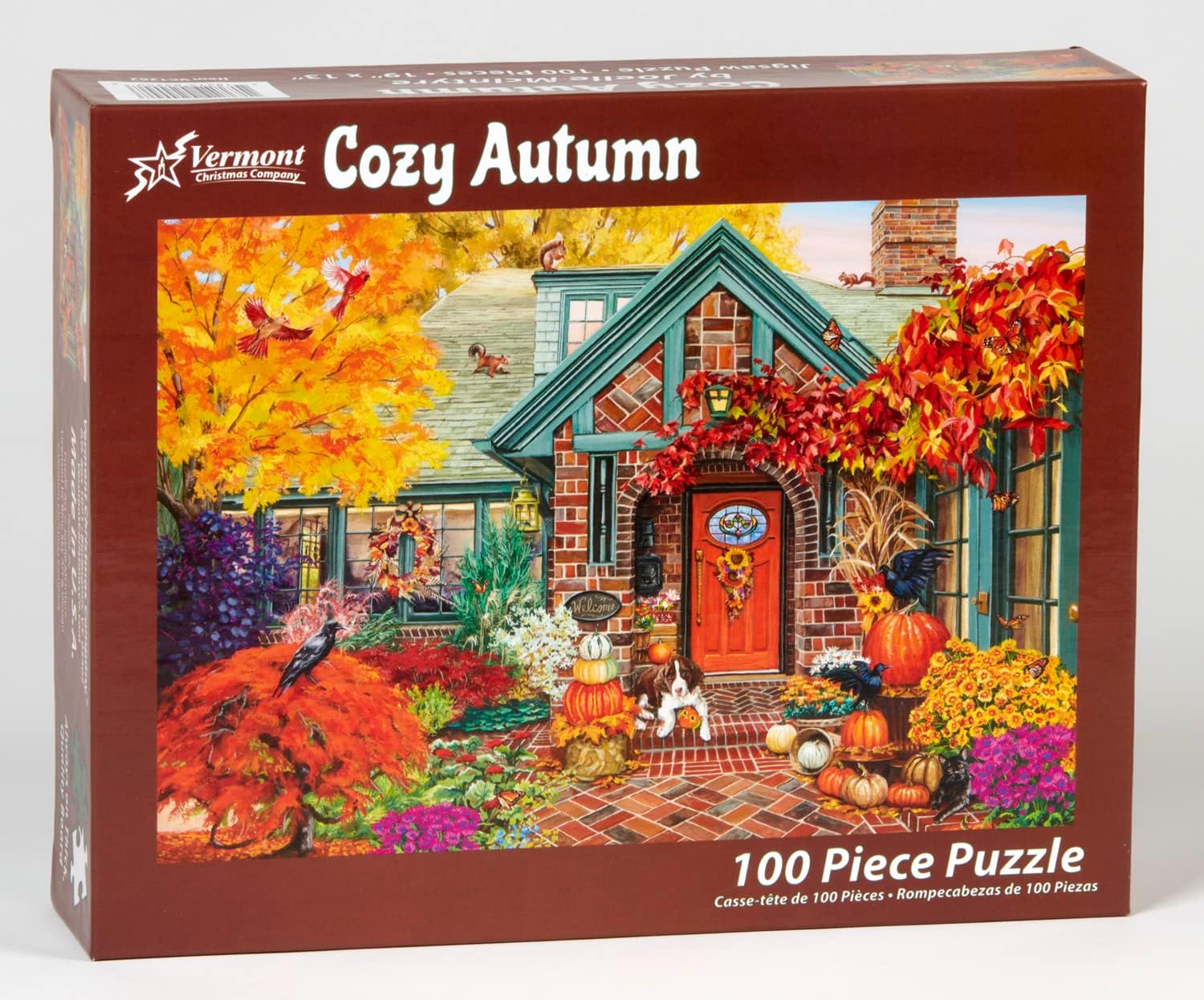 Cozy Autumn, 100 Pieces, Vermont Christmas Company | Puzzle Warehouse