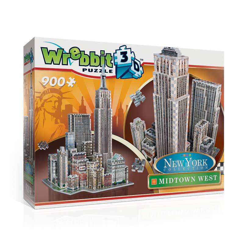 Empire State Building Landmarks & Monuments 3D Puzzle By Wrebbit