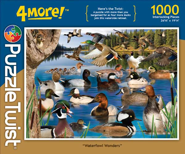 Waterfowl Wonders - Scratch and Dent Birds Jigsaw Puzzle