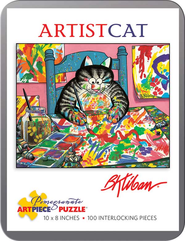 Henri Catisse Artsy Cats Cats Tin Packaging By Mudpuppy