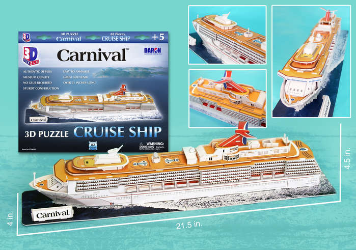 3D Puzzle - Carnival Cruise Ship