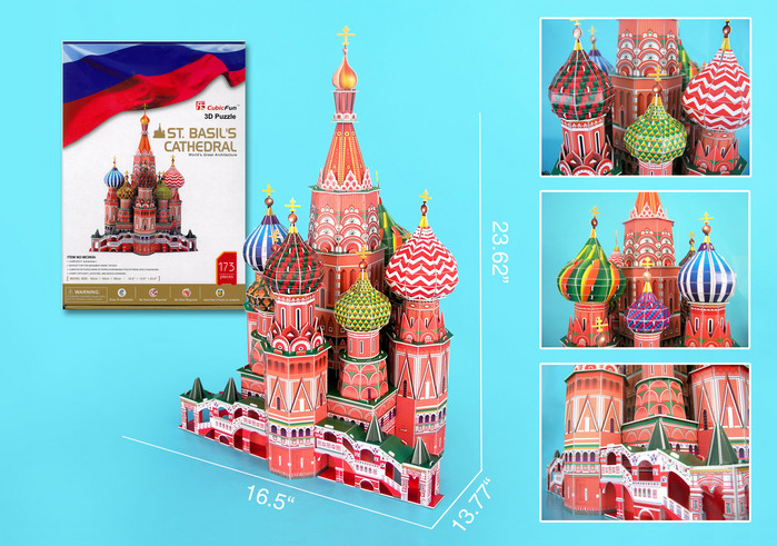 3-D Puzzle of discount St. Basil's Cathedral