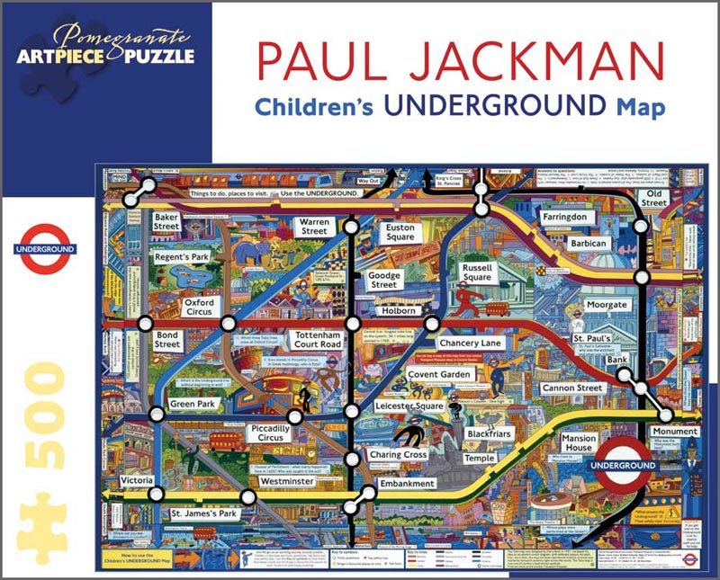Children's Underground Map Maps & Geography