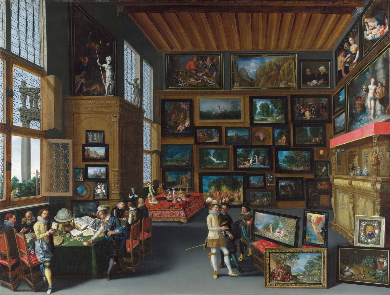 Cognoscenti in a Room - National Gallery - Scratch and Dent Fine Art