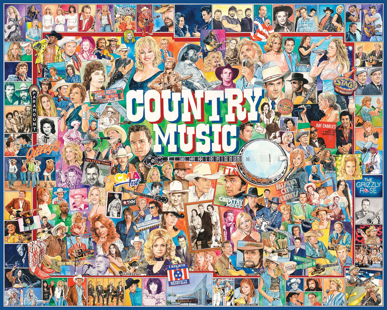 Country Music by James Mellett Famous People