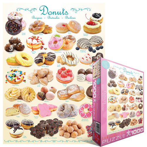 Donuts Toppings - Scratch and Dent Food and Drink Jigsaw Puzzle