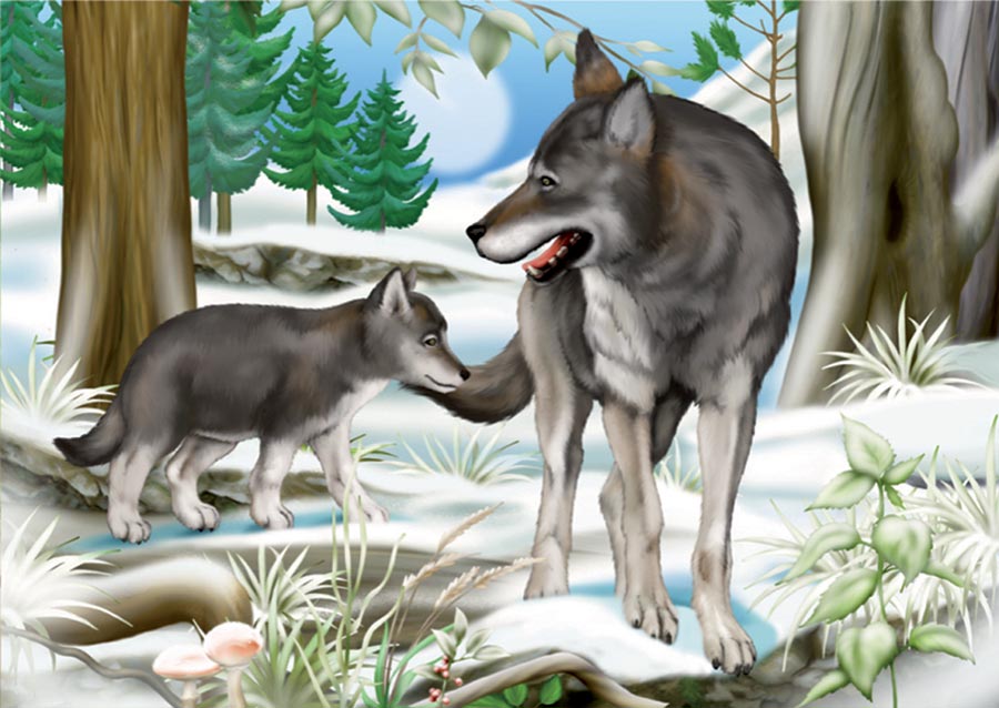 Forest Wolves - Scratch and Dent Wolf Jigsaw Puzzle