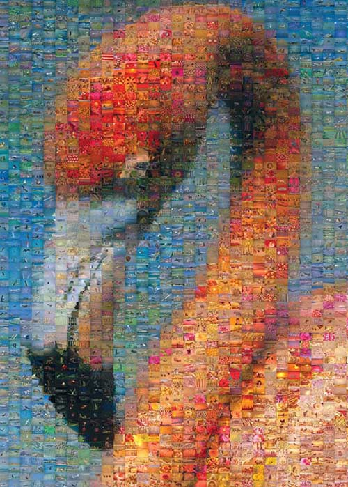 Flamingo Mosaic, 1000 Pieces, Buffalo Games | Puzzle Warehouse