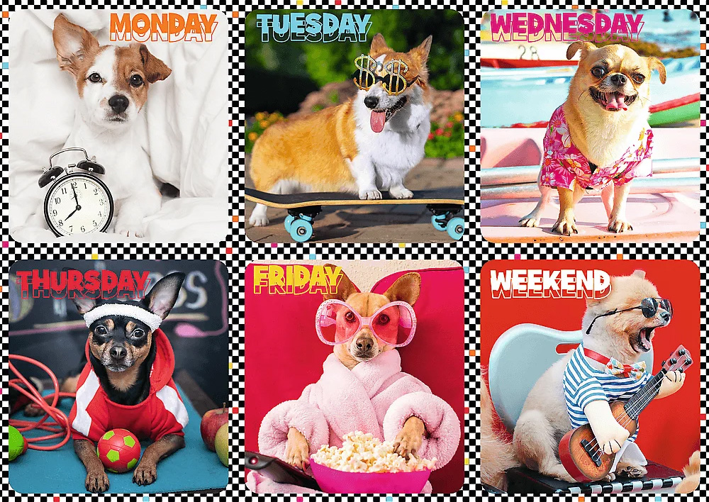 Happy Dogs Dogs Jigsaw Puzzle