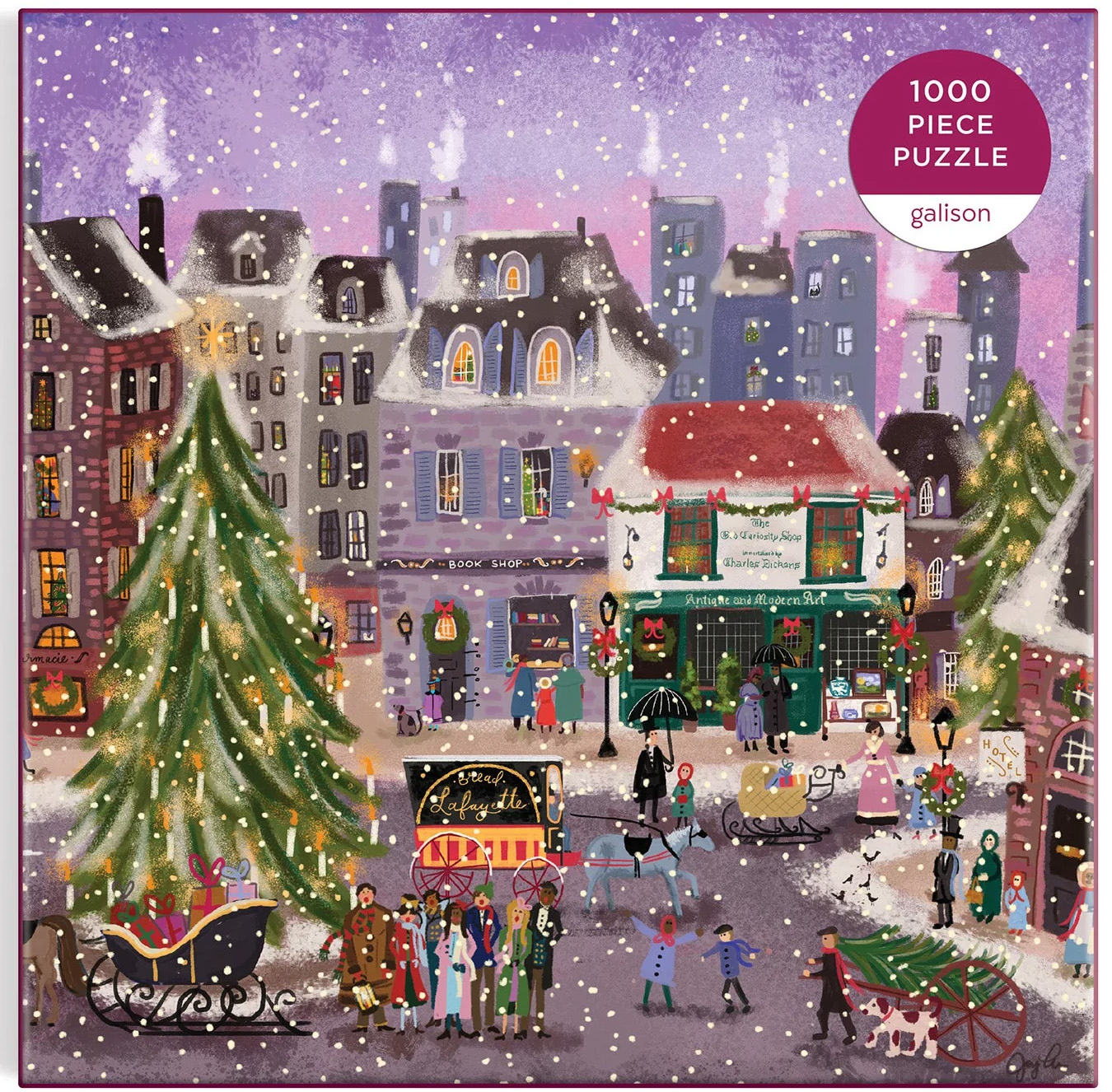 Christmas Square Winter Jigsaw Puzzle