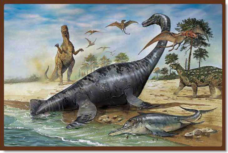 Land of the Dinosaurs Dinosaurs Jigsaw Puzzle