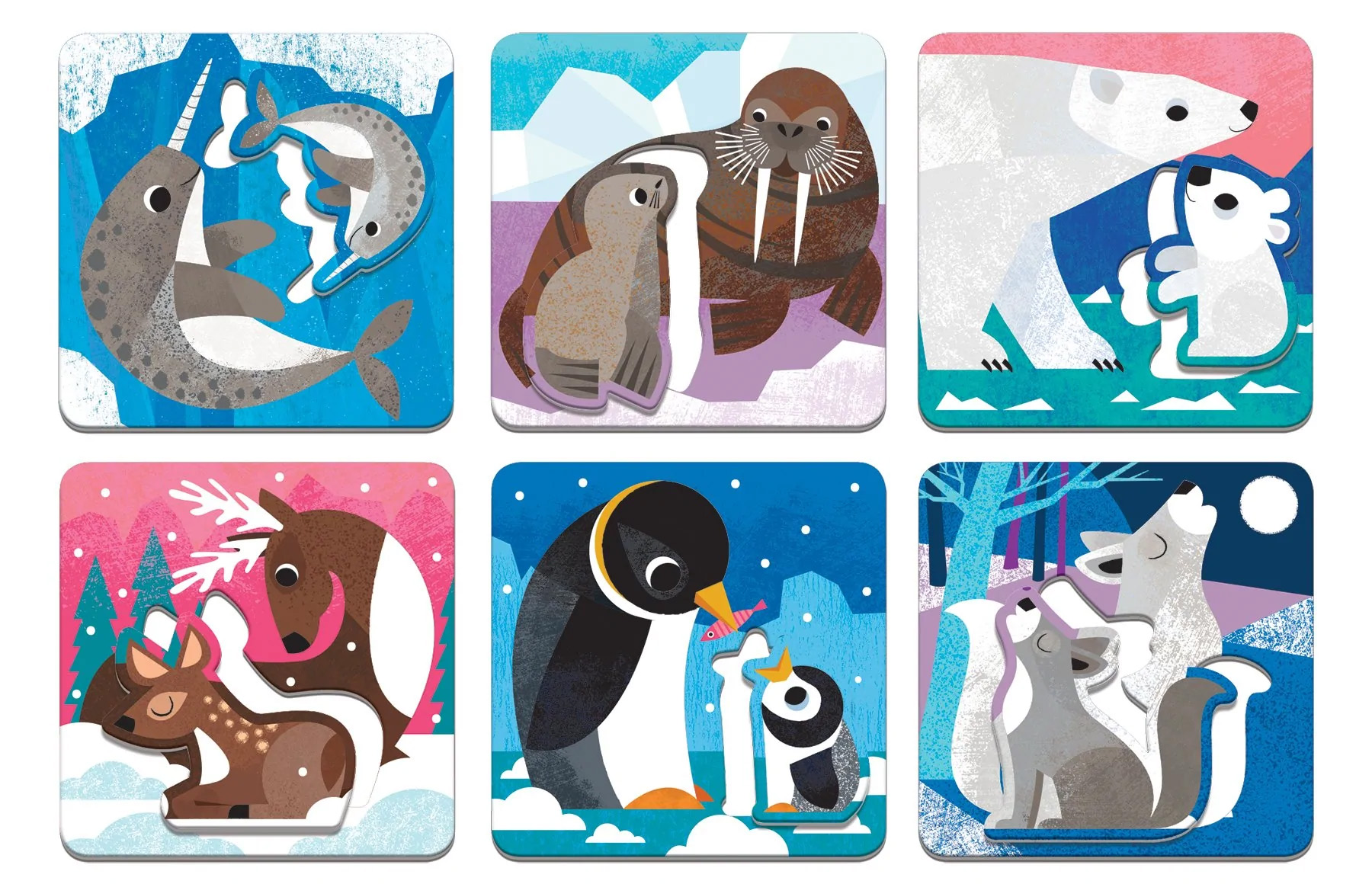 Polar Babies I Love You Multipack Animals Jigsaw Puzzle
