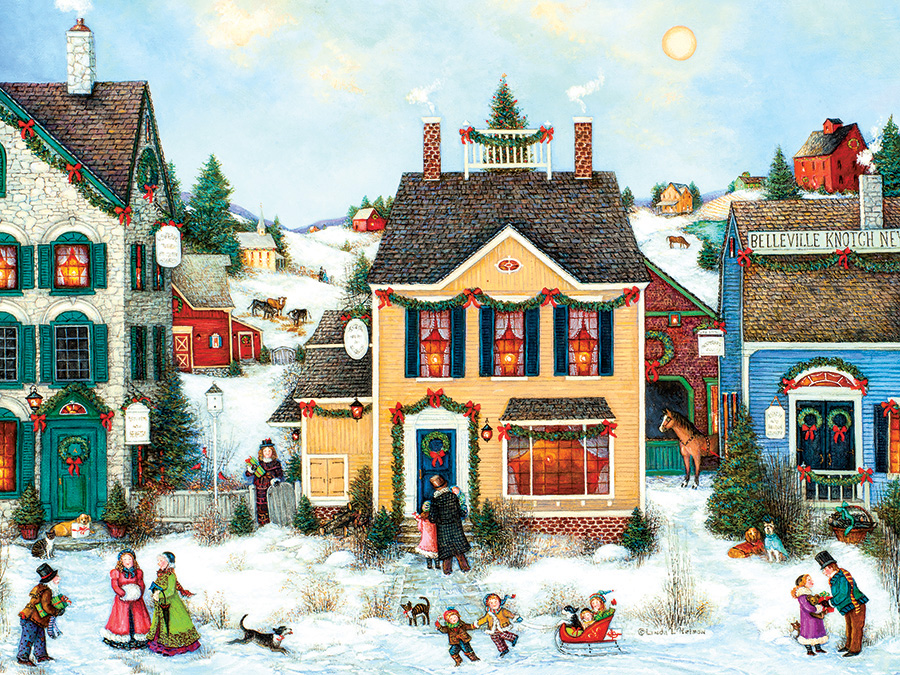 Christmas Town - Scratch and Dent Christmas Jigsaw Puzzle