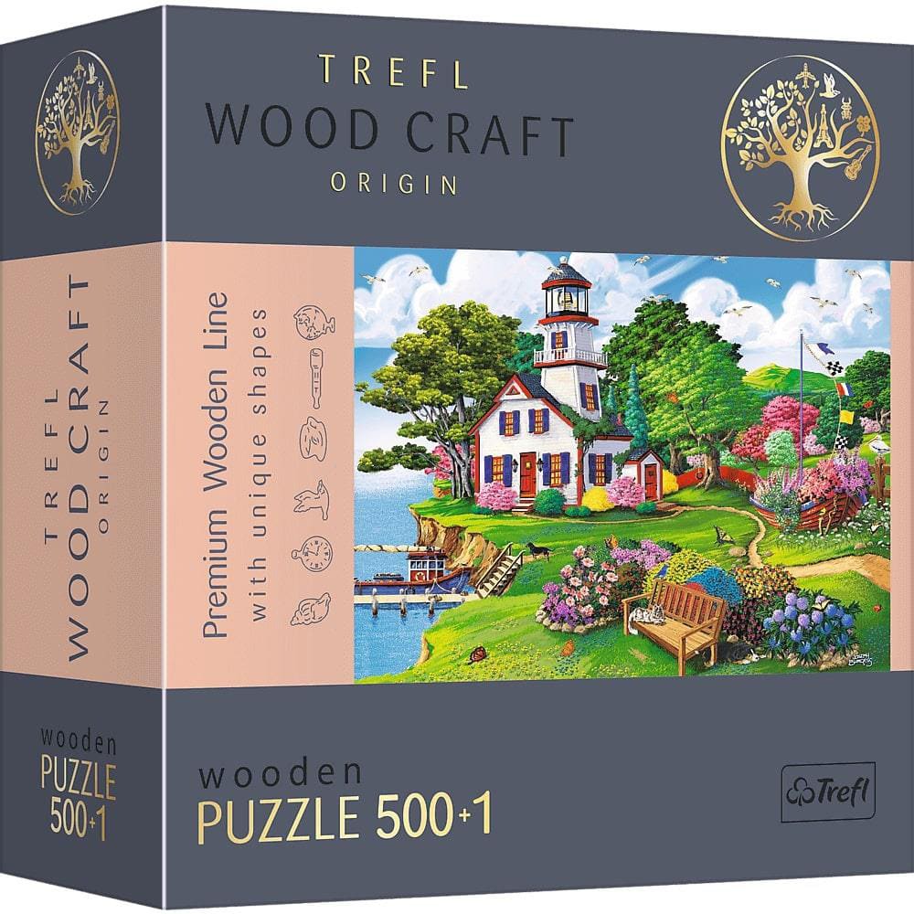 Summer Haven Wooden Puzzle - Scratch and Dent Lighthouse
