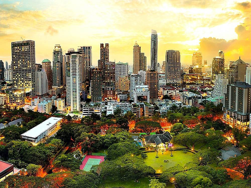 Sunset in Bangkok Travel Jigsaw Puzzle