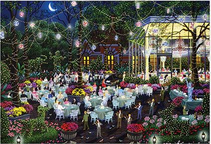 Tavern on the Green Dining People Jigsaw Puzzle