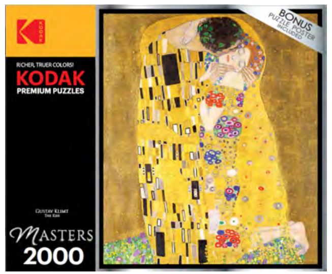 The Kiss by Gustav Klimt Fine Art Jigsaw Puzzle