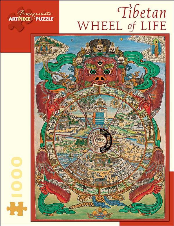 Tibetan Wheel of Life Religious Jigsaw Puzzle