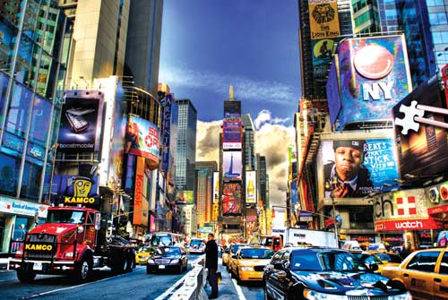 World's Smallest Jigsaw Puzzle -Times Square Mini Puzzle Travel Jigsaw Puzzle