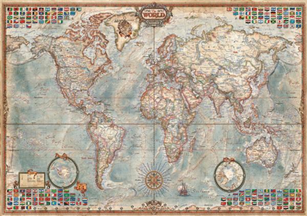 The World Executive Map - Scratch and Dent Maps & Geography Jigsaw Puzzle